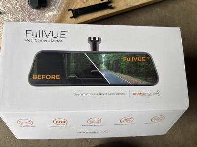 Brandmotion FullVUE Mirror and Camera System FVMR-1100 | Front Dash Cam and...