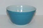 Vintage Pyrex Primary Blue #401 Small Nesting Mixing Bowl 1-1/2 Pint