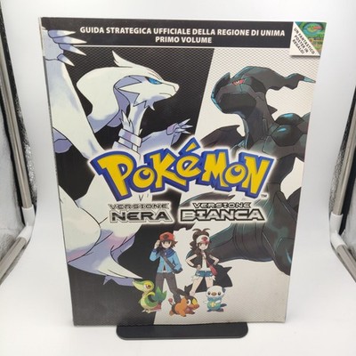 Offizieller Pokemon Strategy Guide Schwarz-Weiß-Version mit italienischem Poster