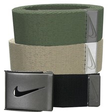 Nike Golf Men's 3-in-1 Web Belts, One Size Fits Most