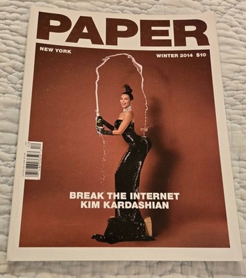 KIM KARDASHIAN Paper Magazine ''Break The Internet'' RARE, 2014