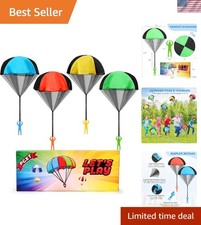 Ultra-Durable Flying Parachute Men - Perfect for Kids' Outdoor Adventures