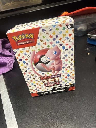 Pokemon Karmesin & Purpur Pokemon 151 Booster Bundle DEUTSCH Sealed Packs