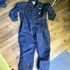 Carhartt FR 387-20 Coverall Size 3XL-Reg Navy CAT 2 NFPA 2112 Zipper Leg "RICK"