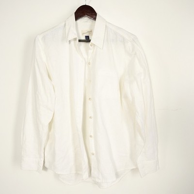 Universal Threads Men s S. Relaxed Fit Off White Long Sleeve Button Up Shirt