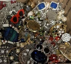 Vintage & Modern Some Signed Costume Jewelry Lot Full Small Priority Box # 33