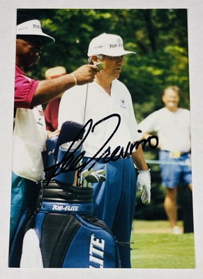 #ad Lee Trevino PSA DNA AUTHENTIC AUTO Photograph With COA Won Six Majors HOF $45.00