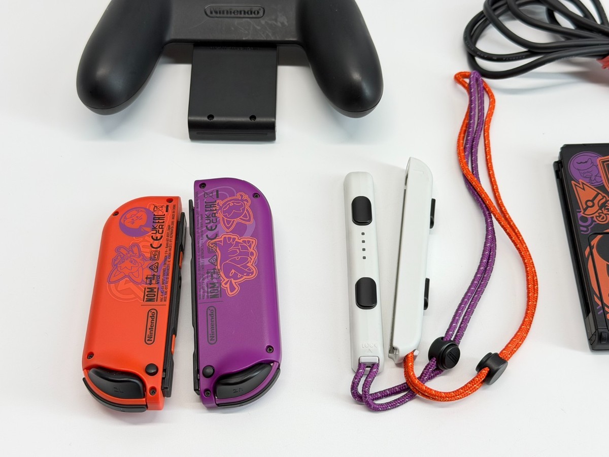 Nintendo Switch OLED System Pokemon Scarlet and Violet Bundle USA