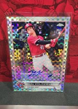2022 Topps Chrome Update Series Autograph Mark Kolozsvary #AC-MKO #118/125 Reds