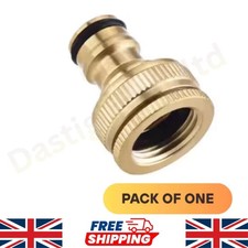 Brass Tap Connector Adaptor Universal Garden Tools Water Fit Hose Pipe Outdoor