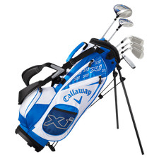 Callaway XJ2 Junior Golf Club Set RH 6 pezzi con borsa supporto bianco blu nuovo