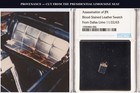 JFK Assassination Limousine Blood-Stained Leather Swatch CAG Certified #1000484 — photo 2