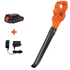 20V MAX 130 MPH 100 CFM Cordless Battery Powered Handheld Leaf Blower Kit with (