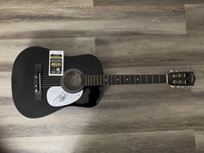Jason Aldean Autograph Signed Black Guitar Ashthorpe 38” Country Music JSA COA