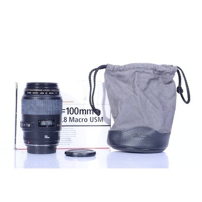 Canon EF 100mm 1:2.8 Macro Lens - EF 2,8/100 Makro USM Autofocus Objektiv 