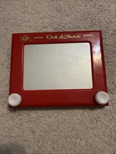 Vintage Original Ohio Art 505 Etch A Sketch Magic Screen Toy Red Working