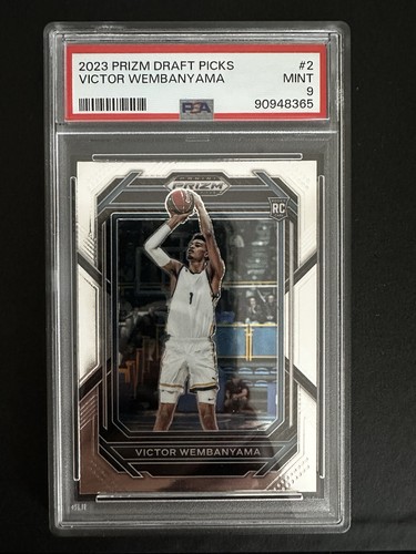 2023-24 Panini Prizm Victor Wembanyama RC Rookie! Graded PSA! + Free Castle RC!