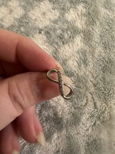 9.25 Sterling Silver Infiniti Ring Size 5/6