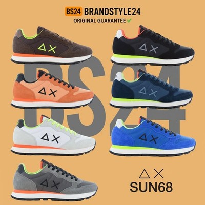 SUN68 Tom Fluo - Herren Freizeit Schuhe Sneaker Turnschuhe Low NEU