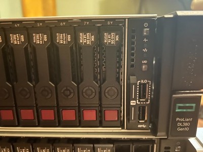 HP Proliant DL380 Gen10 Server 2x Xeon Gold 6248 CPUs , 256gb RAM, 10TB SSD