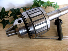 Jacobs 20N Ball Bearing Super Chuck 3/8"-1" No.5 MT With No.4 JT with Chuck Key
