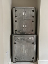 1950s Vintage Aluminium Kitchen Cabinet Larder Cupboard