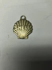 Vintage 1930's Shell Oil Key Fob Lost Finder Tag St. Louis MO Brass Petroliana