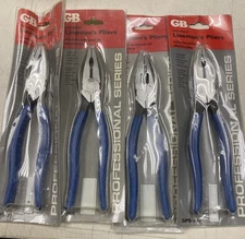 4 Gardner Bender GB GPS-248 Linemen's Pliers 8-3/4" Knurled Jaws & Wire Cutter