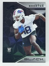 2023 Panini Black #168 Justin Shorter Buffalo Bills