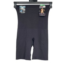 NWT Maidenform Black Shapewear Spandex Shorts Size Large