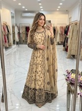 Indian Anarkali Suit Bollywood Gown Designer Salwar Kameez Pakistani Dress Party