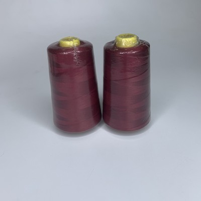 Set Of 2 - 100% Polyester Sewing Thread Color 1154 Burgundy