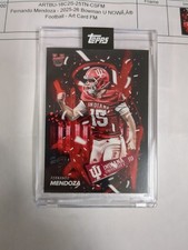 2025 26 Fernando Mendoza Art Card CSFM-A NFL #1 Pick Up and Coming In Draft Pick
