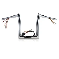 12" Prewired Ape Hanger Bar 1" Clamp for 2008-2013 Touring Road Glide FLTR