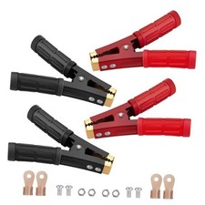 4PCS Battery Jumper Cable Clamps, Heavy Duty Pure Copper Car Large-1000A