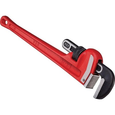 RIDGID 31030 Heavy-Duty Straight Pipe Wrench, 24'' Sturdy Plumbing 24'', Red
