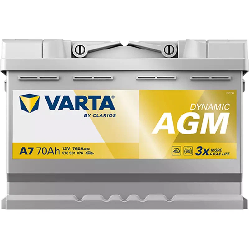 Batterie de voiture VARTA 70Ah/760A - Photo 3/4