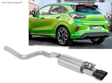 Milltek Sportauspuffanlage ab OPF Ford Puma ST 2x90mm doppelwandig schwarz