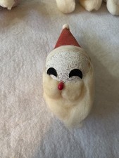 Vintage Japan Christmas Large, 6 Inch Santa Claus Head Ornament