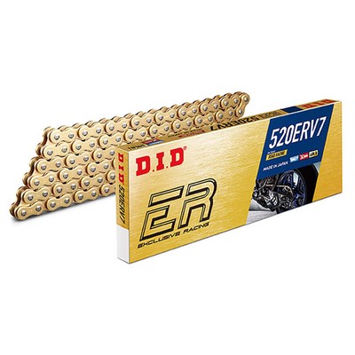 DID KETTE R+2 520ERV7 M110-R FÜR DUCATI HYPERMOTARD 821/SP 13/15 GOLD/GOLD