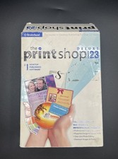 Print Shop Deluxe Version 23 Publishing Software For Windows NIB Manual 2 Discs