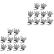  2 PCS Edelstahl Klammern Vierkantrohrhalterung Square -Stecker Aus