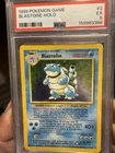 1999 Pokémon TCG Blastoise Holo Rare Card Base Set 2/102 PSA 5