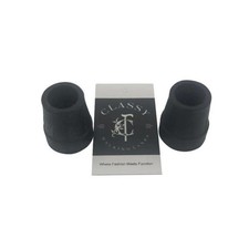 Standard Cane Tips in 1 inch Black - Pair
