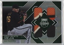 2016 Panini Elite Extra Edition Quad Materials Emerald 3/10 Adalberto Mejia 1t82