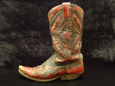 SENDRA Heritage Dark-Red Black Goldtip Gr. 41 / 8 Cowboy Boots Cowboystiefel