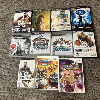 PlayStation 2 3 Wii Game Lot PS2 PS3 Skylanders Assassins Creed