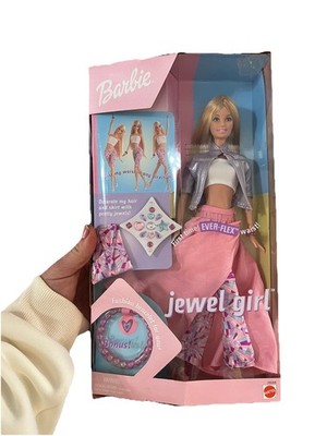 Jewel Girl Barbie Doll w/Ever-Flex Waist 2000 Mattel Fashion Bracelet/Jewels