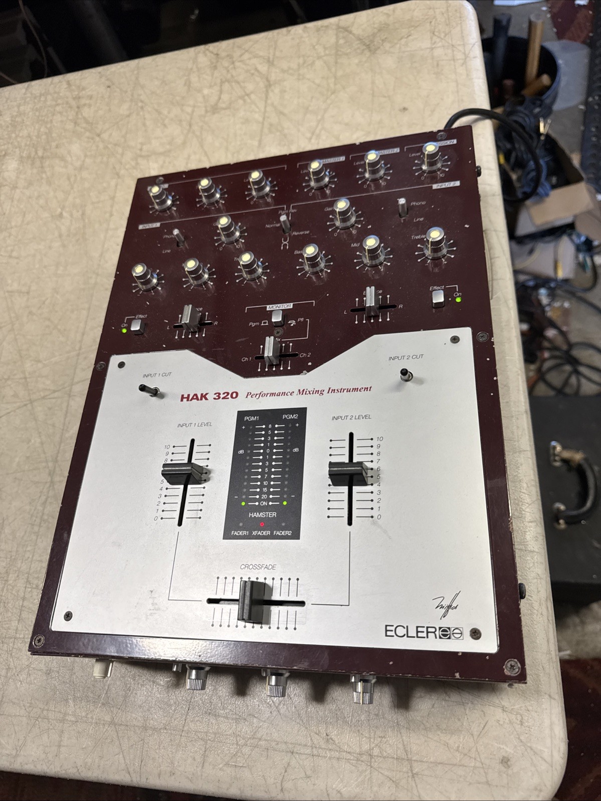 Ecler Hak 320 Analog Dj Vinyl Mixer Controller Tested