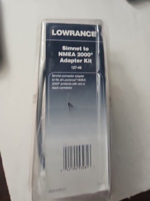 Lowrance 127-45 000-0127-45 Simrad NMEA2000 SimNet To N2K Adapter Black ELE1